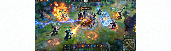 DOTA2国际邀请赛比赛画面 - 肉山争夺战