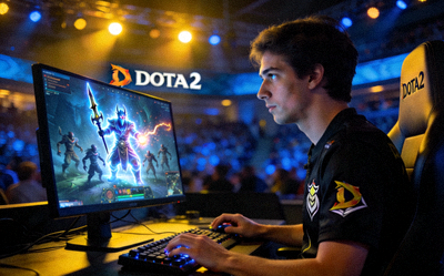 DOTA2选手Nisha比赛瞬间 - 操控幻影长矛手